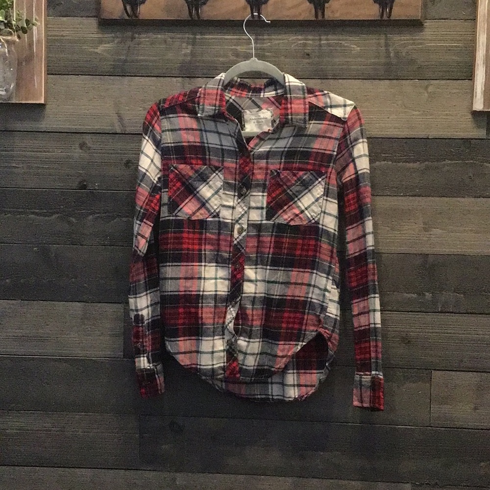 Abercrombie & Fitch Button Down Plaid Flannel